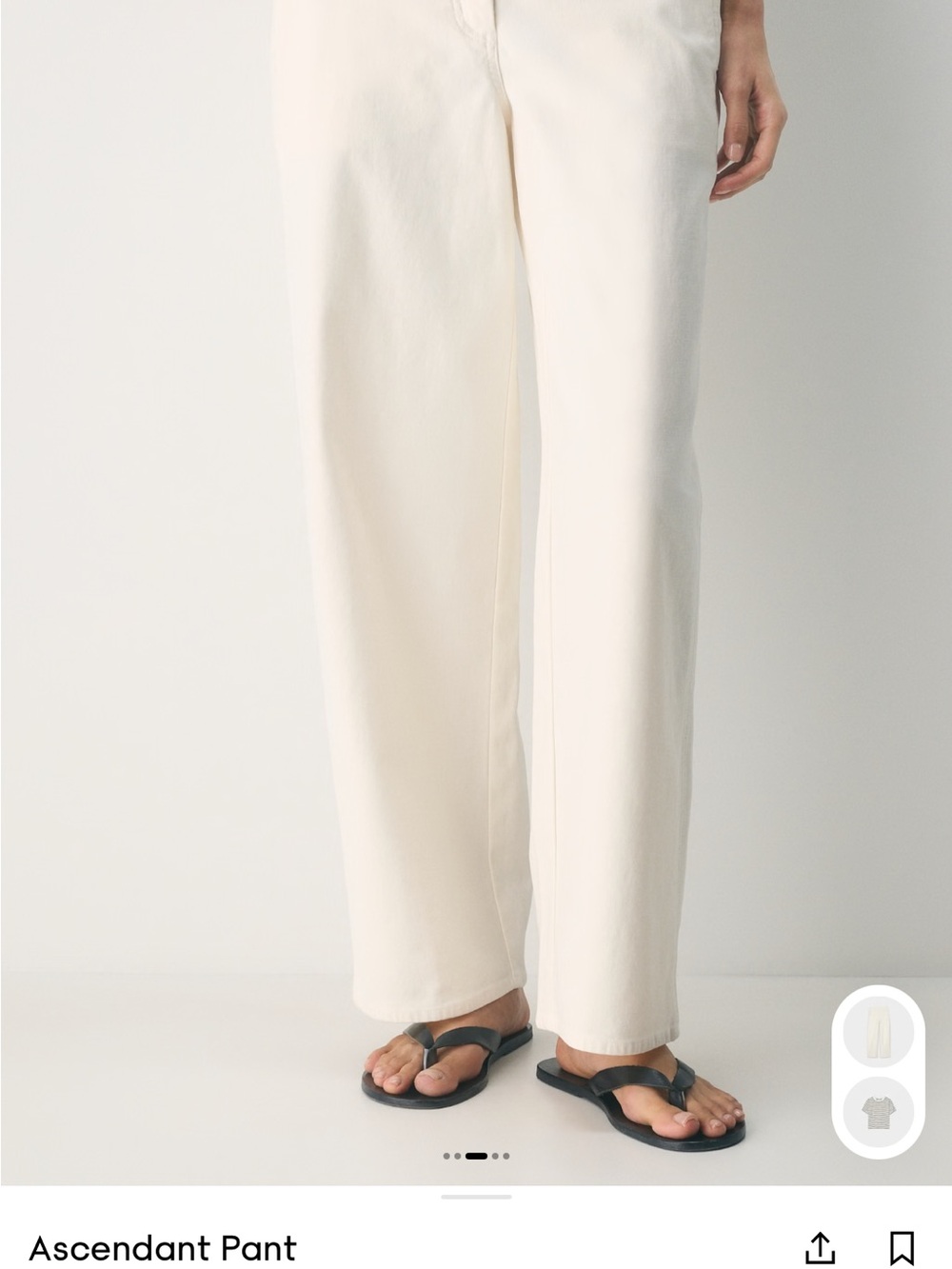 Aritzia - Wilfred Free - Ascendant Pant (Folio Brown) - Size 4